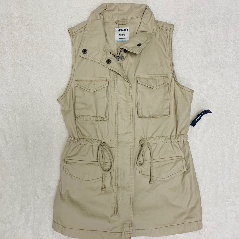 Old Navy Women's Tan Utility Vest